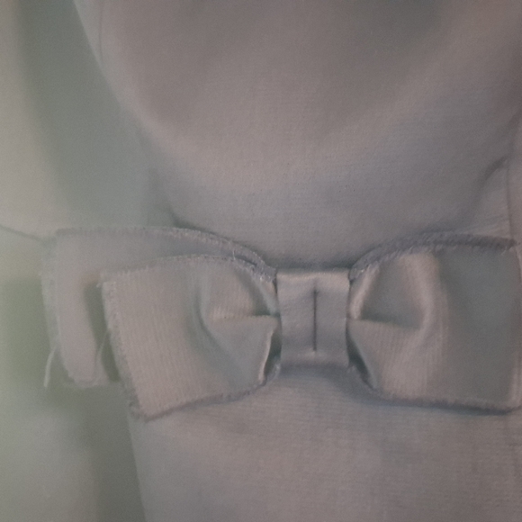 Gerard Darel Navy Sheath Dress with Bow - Picture 7 of 7